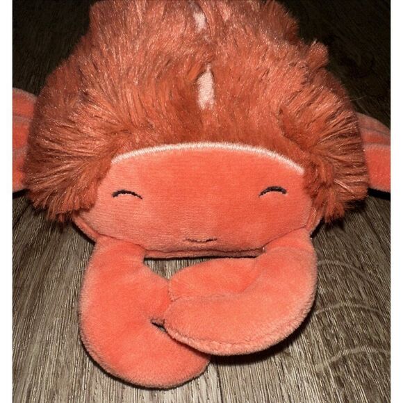 Slumberkins Mini Red Crab‎ Limited Edition Plush Stuffed Animal 5” Lovey - Picture 5 of 9